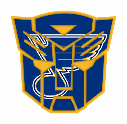 Autobots St. Louis Blues logo iron on paper